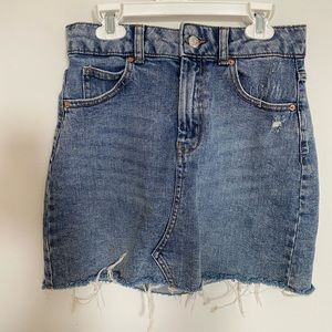jean skirt
